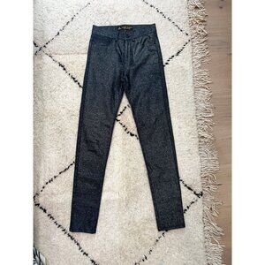 VIVIENNE WESTWOOD Anglomania Metallic Skinny Jeans Sz 38 2 US Navy Gold